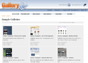 Cheap Gallery Blog Web Hosting Example