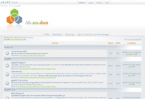 Cheap phpBB2 Blog Web Hosting Example