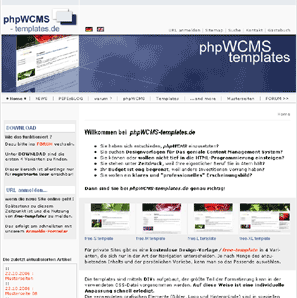 Cheap phpWCMS Blog Web Hosting Example