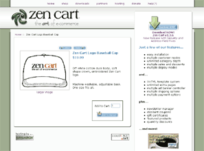 Cheap Zen Cart Business Web Hosting Example