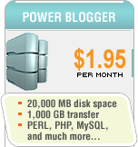 Power Blogger Web Hosting Package