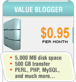 Value Blogger Web Hosting Package
