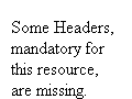 Forbidden - Headers missing