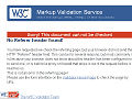 Validation Results - W3C Markup Validator